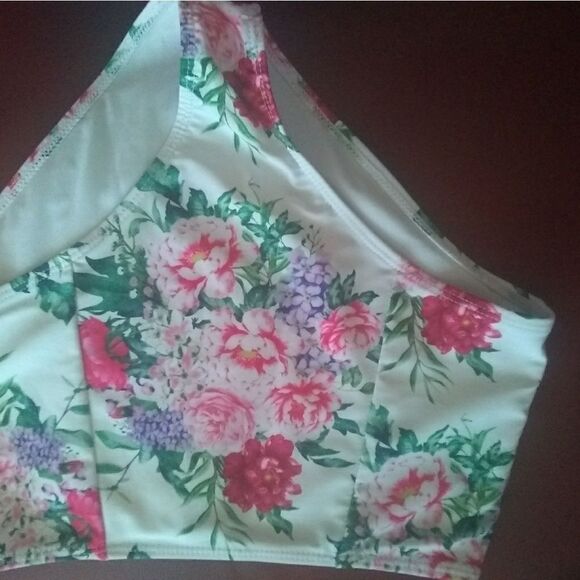 River island off the shoulder two piece bathing suit woman size medium - Picture 5 of 6